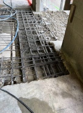hydrodemolition of concrete